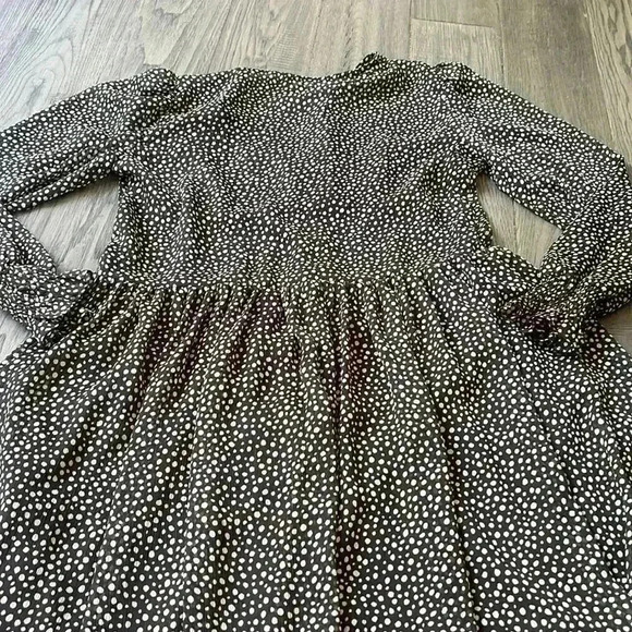 Zara  | Sheer polka dot long sleeve dress - Picture 12 of 12